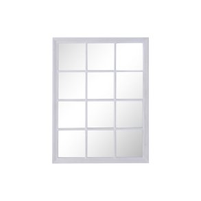 V�gspejl Home ESPRIT Hvid Vindue 90 x 3,5 x 120 cm