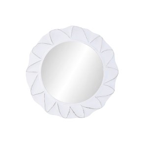 V�gspejl Home ESPRIT Hvid Scandi 81 X 3 X 78 CM