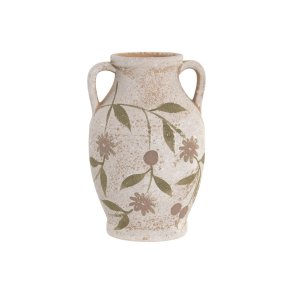 Vase Home ESPRIT Brun Keramik Cvetlice Shabby Chic 16 x 16 x 25 cm