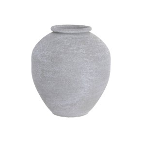 Vase Home ESPRIT Gr� Metal Brugt 35 x 35 x 38 cm
