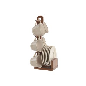 Dele kaffekops�t Home ESPRIT Beige Stent�j 150 ml 6 Dele
