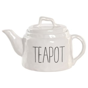 Tekande Home ESPRIT Hvid Porcel�n 600 ml