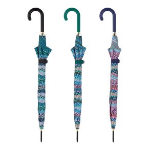 Automatisk paraply C-Collection C402  86 cm Lngde Med beskyttelse mod sollys UV50+