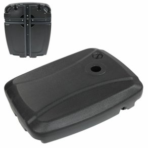 Fod for strandparasol 80 x 60 x 15 cm Sort Plastik