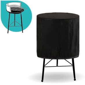 Beskyttelsesdksel til grill Sort PVC 71 x 71 x 56 cm