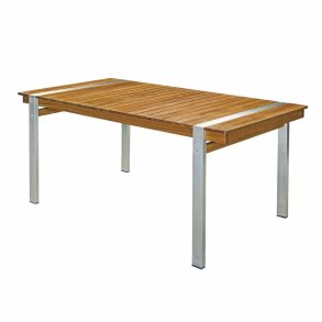 Spisebord Norah 160 x 85 x 74 cm Tr Rustfrit stl