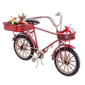 Julepynt R�d Multifarvet Metal Cykel 16 x 6,5 x 9,5 cm
