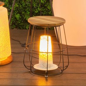 Sofabord Dewi Brun Tr Teak 36,5 x 36,5 x 44,5 cm