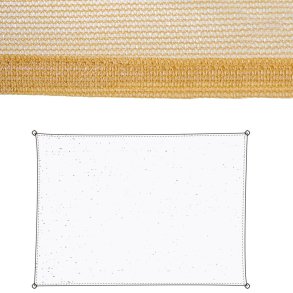Skyggesejl Vela sombreo Beige 300 x 400 x 1 cm 300 x 1 x 400 cm