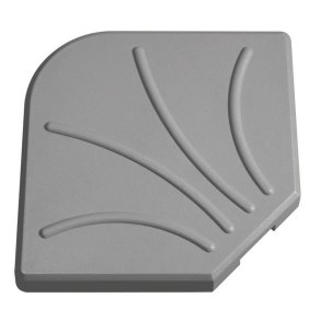 Fod for strandparasol Gr� Cement 47 x 47 x 5,5 cm