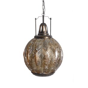 Loftslampe Ark Gylden Metal 45 x 45 x 70 cm