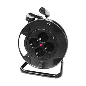 Forlngerledning EDM 20110 Sort 15 m