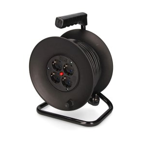 Forlngerledning EDM 20115 Sort 25 m