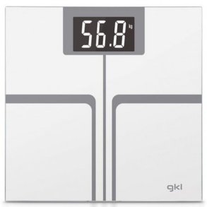 Digital badevgt GKL FITMAX WHITE 200 kg Hvid Polyester