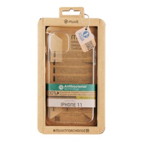 Mobilcover Muvit for Change iPhone 11 Gennemsigtig iPhone 11