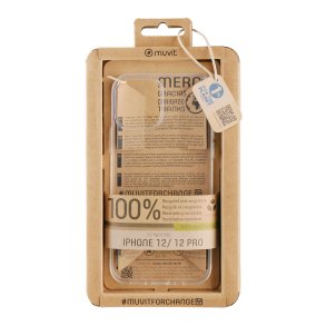 Mobilcover Muvit for Change iPhone 12/12 Pro Gennemsigtig