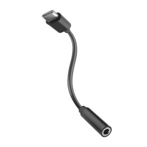 USB-C til Jack 3.5 mm-adapter Muvit for Change JDS-C35 Sort