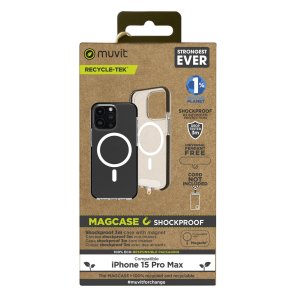 Mobilcover Muvit for Change iPhone 15 Pro Max Clear Magnetisk