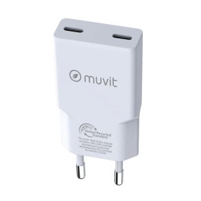 Biloplader Muvit for Change HC-263C Hvid 30 W