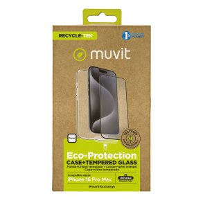 Mobileetui og -beskytter Muvit for Change iPhone 16 Pro Max Sort