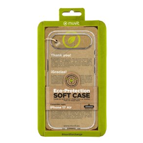 Mobilcover Muvit for Change iPhone Air Gennemsigtig