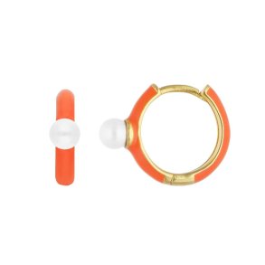 reringe til kvinder Majorica 17348.01.1.E00.000.1 Orange