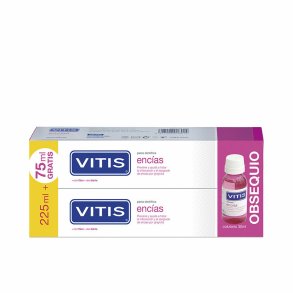 Pleje til tandkd tandpasta Vitis 2 enheder 150 ml