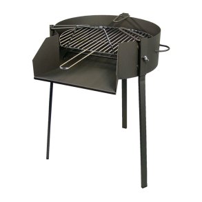 Kulgrill med Ben Imex el Zorro Grill Cirkulr Sort ( 60 x 75 cm)