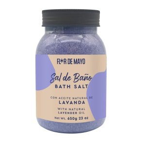 Badesalte Flor de Mayo Sal De Bao 650 g Lavendel