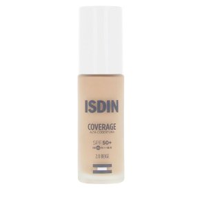 Flydende makeup foundation Isdin COVERAGE N 2.0 Beige Spf 50 30 g