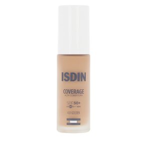 Flydende makeup foundation Isdin COVERAGE N 4.0 Golden Spf 50 30 g