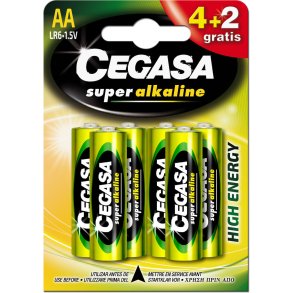 Batterier Cegasa LR06 1,5 V (4 enheder)