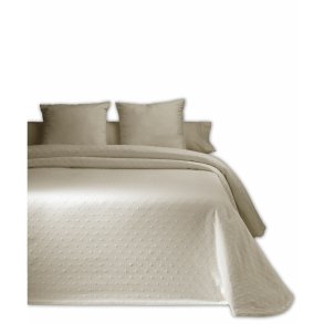 Sengetppe (vattppe) Hosteline CARMINA Beige Seng 135 (1 Dele)