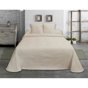 Sengetppe (vattppe) Hosteline ESPIGA Beige Seng 150 (1 Dele)