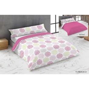 Dynebetrk st Hosteline FLORENCIA Pink Seng 180 3 Dele