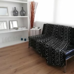 Colchas Hosteline SAFARI Sort 130 x 170 cm