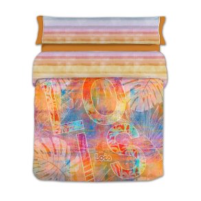 Dynebetrk st Lois CORSO P. Orange Seng 150 240 x 230 cm 4 Dele