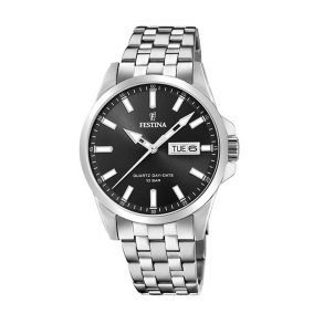 Herreur Festina F20357/4 Gr Slvfarvet