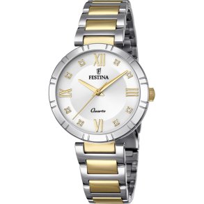 Herreur Festina F16937/A Guld Slvfarvet