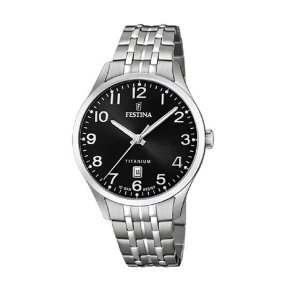 Herreur Festina F20466/3 Sort Slvfarvet ( 40 mm)