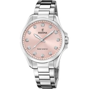 Herreur Festina F20654/2 Pink Slvfarvet