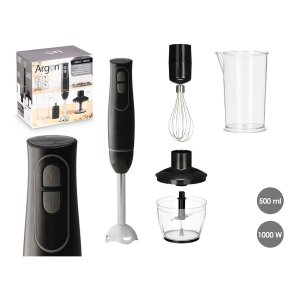 Hndblender Argon JE-908BL Sort Gr 1000 W