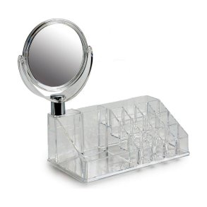 Makeup organisatoren Berilo 6101-D 6101-D Gennemsigtig Glas 22,3 x 8 x 12,8 cm 22,5 x 8 x 12,5 cm