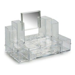 Makeup organisatoren Berilo 6221 6221 Gennemsigtig Glas 15,5 x 19,5 x 30 cm 30 x 15,5 x 15,5 cm 30 x 19 x 15,5 cm