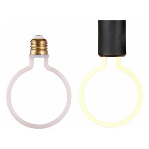 LED-lampe Gift Decor ZS0208-34 ZS0208-34 Hvid 3,7 W E27 360 Lm 9,3 x 13,5 x 3 cm Krogla
