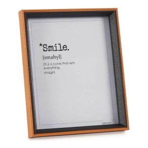 Fotoramme Sort Brun 22 x 27 x 3 cm Krystal Tr MDF