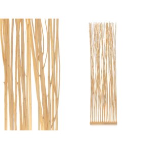 Sammenfoldelig skrm Varas Natur Piletr 50 x 185 x 12 cm