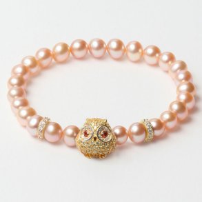 Armbnd til kvinder Lancaster JLA-BR-OWL-6-PU 16 mm