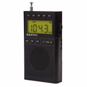 Brbar digital radio Sanyo Sort AM/FM
