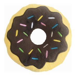 Plush legetj til hunde Gloria 3 x 5 x 14 cm Chokolade Donut Brun